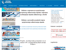 Tablet Screenshot of podgora.hr